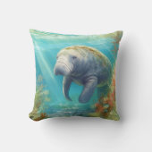 海のマナティー クッション (正面)