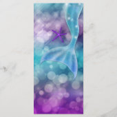 海のメニューで魅惑されたマーメイドテールパーティー メニュー (裏面)