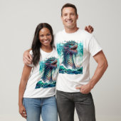 海のモンスター嵐の恐怖 Tシャツ (ユニセックス)