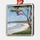 海のモンテレーカリフォルニア米国著CARMEL メタルオーナメント (左)