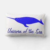 海のユニコーン ランバークッション (裏面)