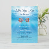 海のリハーサルで水中の2匹の魚 招待状 (スタンド正面)