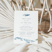 海のリハーサルのディナーで2匹の魚 招待状