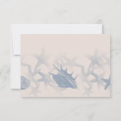 海のリハーサルの宝結婚物 招待状 (裏面)