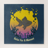 海のリラックス下の心が個人用に設定される ジグソーパズル (縦)