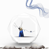 海のレリーフ、 浮き彫り彫刻詩のラピダリー石 フォトブロック