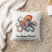 海のワイ：カラフルタコ クッション (ブランケット)