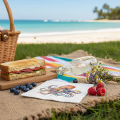 海のワイ：カラフルタコ スタンダードランチョンナプキン