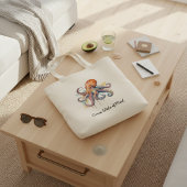 海のワイ：カラフルタコ トートバッグ