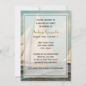 海のヴィンテージ ヨット レース #1 招待状 (裏面)