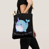 海の一角獣 トートバッグ (クローズアップ)