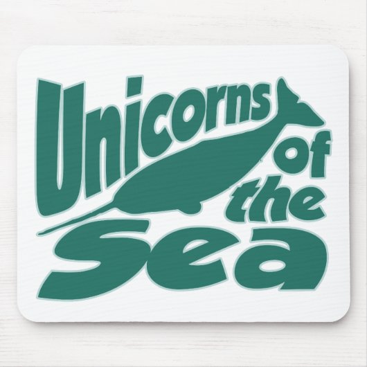 海の一角獣 マウスパッド (正面)