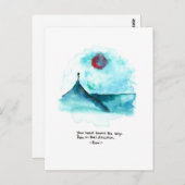 海の上で ポストカード (正面/裏面)