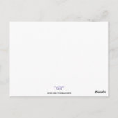 海の上で ポストカード (裏面)