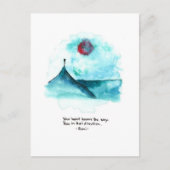 海の上で ポストカード (正面)