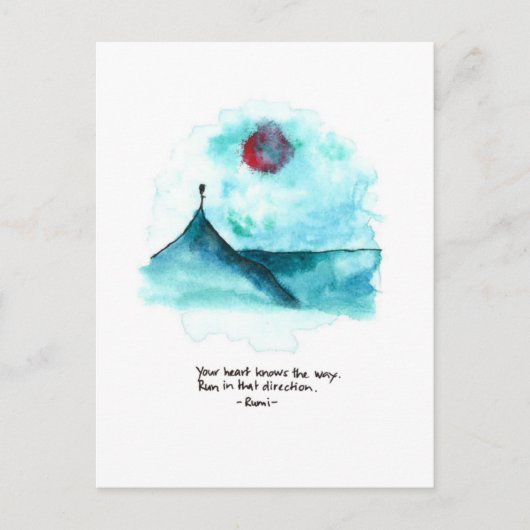 海の上で ポストカード (正面)