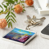 海の上のイエス，聖ヨハネ21 キーホルダー (側面)