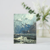 海の上のカモメ ポストカード (スタンド正面)