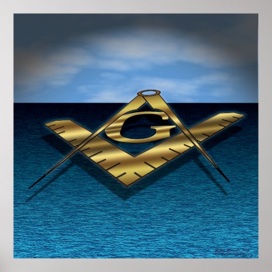 海の上の光 ポスター (正面)