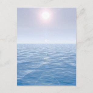 海の上の太陽 ポストカード