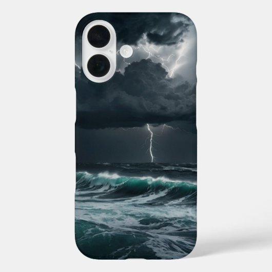 海の上の嵐 Case-Mate iPhoneケース (裏面)