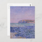 海の上の影。プールヴィル断崖にて ポストカード (正面/裏面)