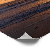 海の上の日の出 ポスター (角)