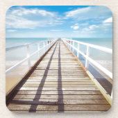 海の上の桟橋から表示 コースター (正面)