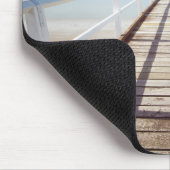 海の上の桟橋から表示 マウスパッド (コーナー)