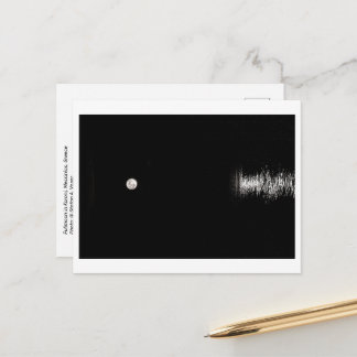 海の上を満月が昇る – はがき