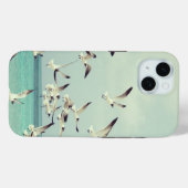 海の上を飛ぶカモメ クール Case-Mate iPhoneケース (裏面 (横))