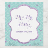 海の下きらめくのワインまたはワインボトルラベル ワインラベル (シングルラベル)