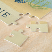 海の下でかわいい女の子と魔法の子マーメイド・キッズ ジグソーパズル (側面)