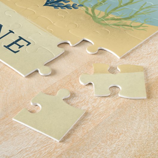 海の下でかわいい女の子と魔法の子マーメイド・キッズ ジグソーパズル (側面)