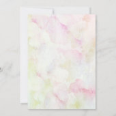 海の下でかわいい赤ちゃんシャワーサンキューカード (裏面)