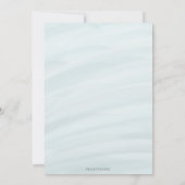 海の下でかわいい魚のニュートラル双子の赤ちゃんシャワー 招待状 (裏面)