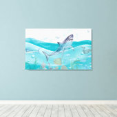 海の下での生活 キャンバスプリント (インサイチュ (ウッドフロア))