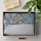 海の下でクラゲのサンゴの水彩組織P 薄葉紙 (ギフト)