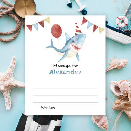 海の下でシャーク誕生日タイムカプセルメッセージ