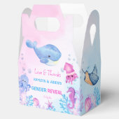 海の下でジェンダーがピンクの青を明らかにする フェイバーボックス (オープン)