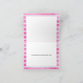 海の下でスプラッシュ誕生日サンキューカード 招待状 (内部)