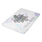 海の下でタコをドードルの泡で バスマット (アングル)