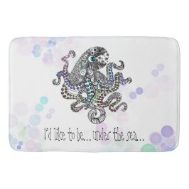 海の下でタコをドードルの泡で バスマット