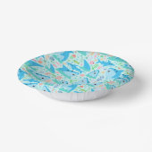 海の下でヒレ味のサメの誕生日パーティーの子供 ペーパーボウル (傾斜あり)