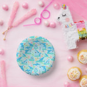 海の下でヒレ味のサメの誕生日パーティーの子供 ペーパーボウル (パーティー)