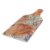 海の下でフロリダサンゴ カッティングボード (角)