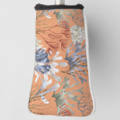 海の下でフロリダサンゴ ゴルフヘッドカバー (回転90)