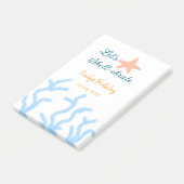 海の下でブルーの誕生日をお祝いしよう ポストイット (アングル)