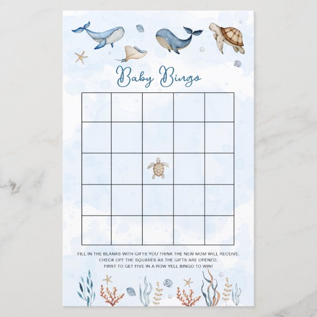 海の下でベビービンゴゲーム (正面)