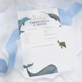 海の下でベビー予測とアドバイスゲーム